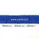 Poliesterio juostelė, karališka mėlyna sp., 25 mm, 10 cm
