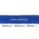 Polyester thread cord, royal blue, 25 mm, 10 cm