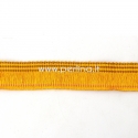 Polyester thread cord, ginger, 25 mm, 10 cm