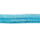 Polyester thread cord, lake blue, 25 mm, 10 cm