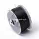 Special coated polyester thread, black, 0,1 mm, 1 roll (~45,7m)