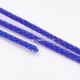 Polyester cord, black, 0,8 mm, 1 m