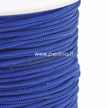 Poliesterio virvelė, mėlyna sp., 0,8 mm, 1 m