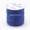 Nylon thread, royal blue, 1 mm, 1 m