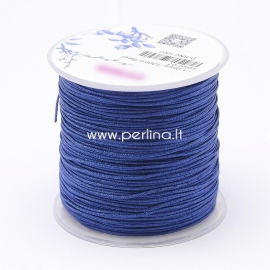 Nylon thread, royal blue, 1 mm, 1 m