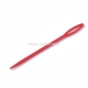 ABS plastic knitting needles, mixed color, two sizes, 6 pcs