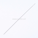 Iron beading needle, twisted, 10.8x0.03cm, 1pc
