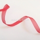 Organza ribbon, red color, 10 mm, 1 m