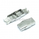 304 stainless steel watch band clasp, stainless steel color, 26x13 mm, 1 pc