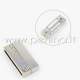 Magnetic clasp, 38x18x7 mm, 1 pc