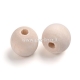 Wood bead, natural wood color, 20 mm, 1 pc