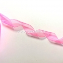 Organza ribbon, hot pink color, 15 mm, 1 m