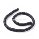 Dyed natural Lava beads, strand, 8x14~15mm