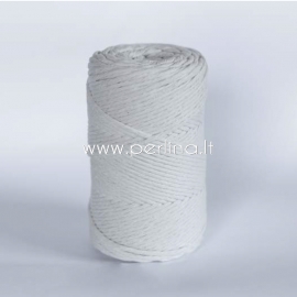 Cotton rope, natural, 3 mm, 280 m