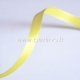 Satin ribbon, yellow, 6 mm, 1 m