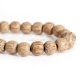 Coco wood bead, coffee color, 8-9 mm, 1 pc