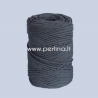 Cotton rope, black, 3 mm, 140 m