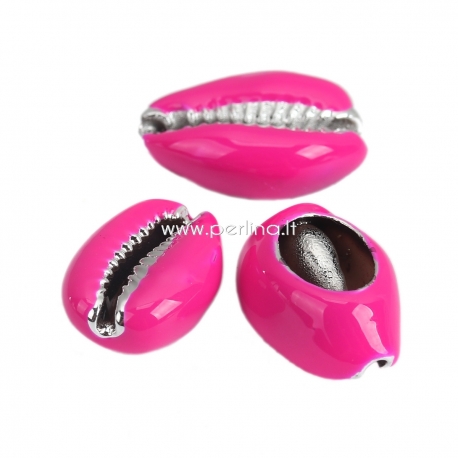 Natural shell bead, dyed, 24x16-17x13 mm, 1 pc