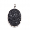 Natural Lava rock pendant, 5x2,9 cm