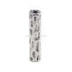 Spacer bead cylinder, antique silver, 38x8 mm