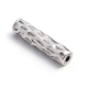 Spacer bead cylinder, antique silver, 38x8 mm