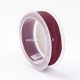 Braided nylon thread, dark red, 1,5 mm, 1 roll/12 m