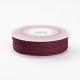 Braided nylon thread, dark red, 1,5 mm, 1 roll/12 m