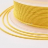 Braided nylon thread, yellow, 1,5 mm, 1 roll/12 m