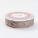 Braided nylon thread, rosy brown, 1,5 mm, 1 roll/12 m