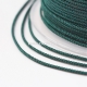 Braided nylon thread, dark green, 1,5 mm, 1 roll/12 m