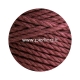 Sukta medvilninė virvė, raudono vyno sp., 3 mm, 260 m