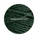 Twisted cotton cord, mossy green, 4 mm, 160 m