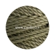 Twisted cotton cord, khaki, 4 mm, 160 m