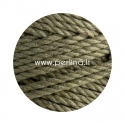 Twisted cotton cord, khaki, 3 mm, 260 m