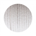Braided cotton cord, natural, 6 mm, 160 m