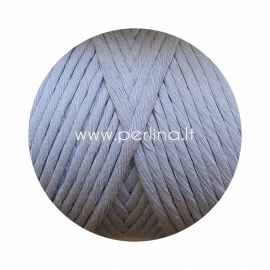Cotton rope, sky blue, 3 mm, 140 m