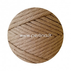 Cotton rope, white coffee, 3 mm, 150 m