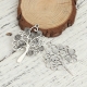 Pendant "Tree", antique silver, 58x44 mm