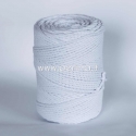 Twisted cotton cord, white, 4 mm, 160 m