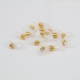 Eyeglasses chain holder, gold plated white, 20x6mm, 1pc