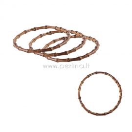 Bag handle, bamboo ring, 17,3 cm, 2 pcs