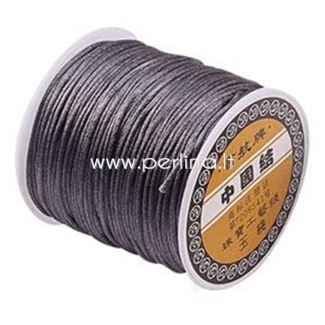 Nylon thread, grey, 1 mm, 1 roll/75 m