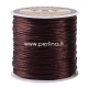 Nylon thread, brown, 1 mm, 1 roll/75 m