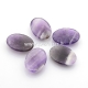 Natural amethyst cabochon, 25x18 mm