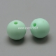 Food grade silicone bead, pale green, 12 mm, 1 pc