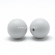 Food grade silicone bead, light grey, 12 mm, 1 pc