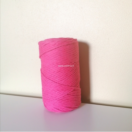 Cotton rope, fuchsia, 3 mm, 140 m