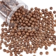 Natural Wenge wood bead, saddle brown, round, 10 mm, 1 pc