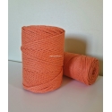 Twisted cotton cord, orange, 3 mm, 280 m