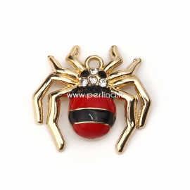 Pendant "Spider", gold plated, 22x20 mm